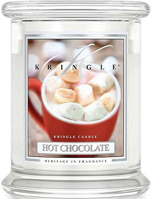Świeca zapachowa w słoiku - Kringle Candle Hot Chocolate — Zdjęcie N1