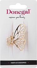 Kup Spinka do włosów, FA-5610, koronkowy motyl, złota - Donegal