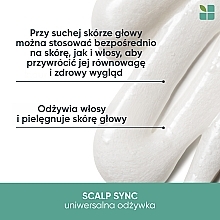 Uniwersalna odżywka do wszystkich rodzajów skóry głowy i włosów - Biolage Scalp Sync Universal Conditioner — Zdjęcie N3