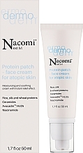 Krem do twarzy - Nacomi Protein Patch Face Cream Atopic Skin — Zdjęcie N2