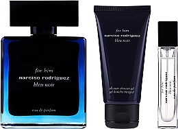 Narciso Rodriguez for Him Bleu Noir - Zestaw (edp 100 ml + edp 10 ml + sh/gel 75 ml) — фото N2