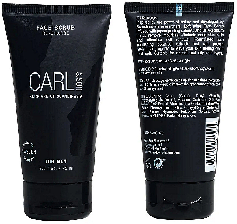 Peeling do twarzy - Carl&Son Face Scrub — Zdjęcie N2