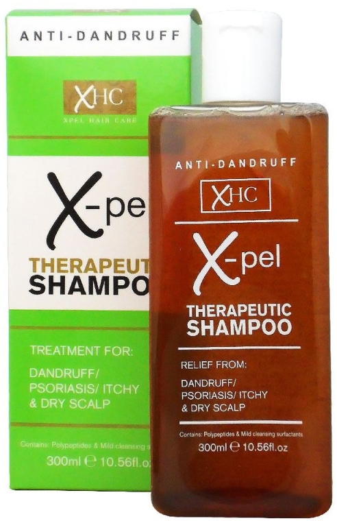 Przeciwłupieżowy szampon do włosów i suchej skóry głowy - Xpel Marketing Ltd XHC Hair Care X-pel Therapeutic Shampoo