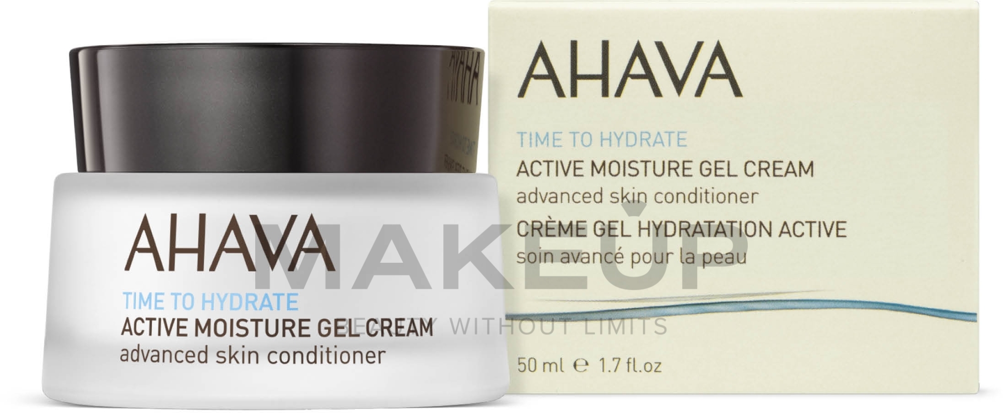 Aktywny żel-krem nawilżający do twarzy - Ahava Time To Hydrate Active Moisture Gel Cream — Zdjęcie 50 ml