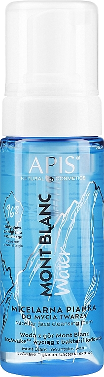 Micelarna pianka do mycia twarzy - APIS Professional Month Blanc Water — Zdjęcie N1