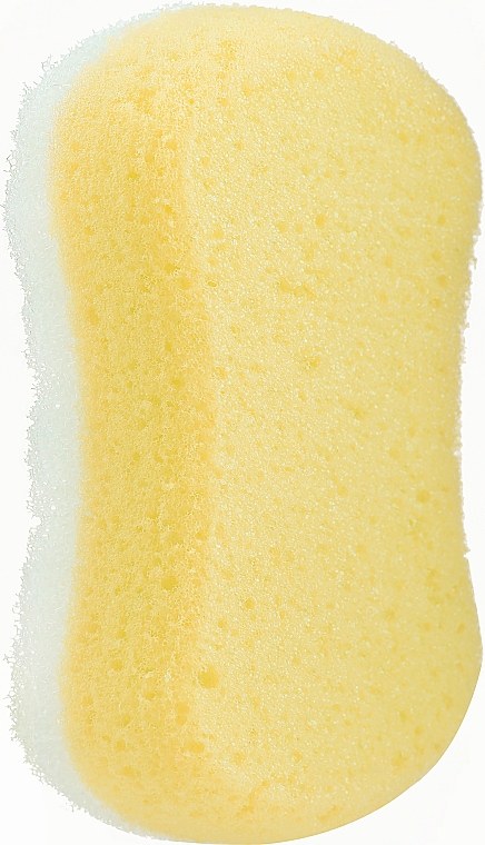Gąbka do kąpieli i masażu XXL, żółta - Grosik Camellia Bath Sponge — Zdjęcie N2