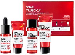 Zestaw do pielęgnacji twarzy - Some By Mi Snail Truecica Miracle Repair Starter Kit (gel 30 ml + toner 30 ml + ser 10 ml + cr 20 ml) — Zdjęcie N1