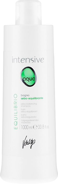Szampon do włosów - Vitality’s Intensive Aqua Equilibrio Sebo-Balancing Shampoo — Zdjęcie N3