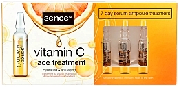 Ampułki do twarzy - Sence Face Treatment Vitamin C — Zdjęcie N1