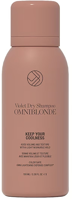 Suchy szampon do włosów blond i rozjaśnionych - Omniblonde Keep Your Coolness Dry Shampoo — Zdjęcie N1