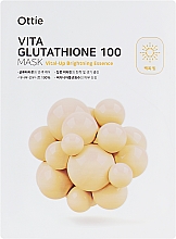 Kup Rozświetlająca maska w płachcie - Ottie Vita Glutathione 100 Mask