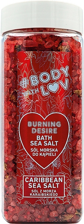 Sól do kąpieli Burning Desire - New Anna Cosmetics Body With Luv Sea Salt For Bath Burning Desire — Zdjęcie N1