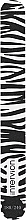 Pilnik do paznokci, 180/240 prosty, czarno-biały - Inter-Vion — Zdjęcie N1