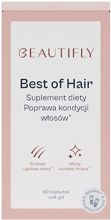 WYPRZEDAŻ Suplement diety - Beautifly Best of Hair Dietary Supplement * — Zdjęcie N2