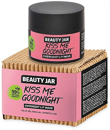 Maska do ust na noc - Beauty Jar Kiss Me Goodnight Overnight Lip Mask