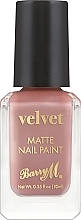 Lakier do paznokci - Barry M Velvet Nail Paint — Zdjęcie N1