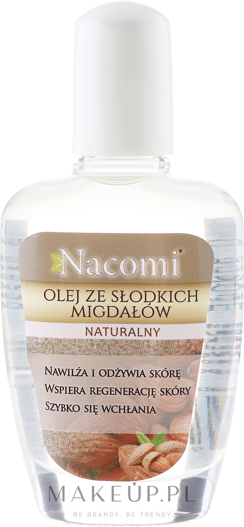 Olej ze słodkich migdałów - Nacomi Sweet Almond Oil — Zdjęcie 50 ml