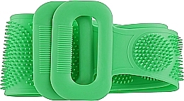 Masażer antycellulitowy-myjka długa Zielony - Soap Stories Cosmetics  — Zdjęcie N2