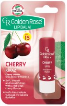Pomadka ochronna o smaku wiśniowym - Golden Rose Lip Balm Cherry SPF15 — Zdjęcie N1
