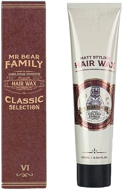 Wosk do stylizacji włosów - Mr. Bear Family Golden Ember Hair Wax — Zdjęcie N1