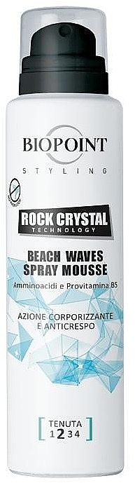 Pianka do włosów w sprayu - Biopoint Styling Rock Crystal Spray Mousse — Zdjęcie N1