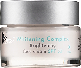 Wyrównujący koloryt krem rozjaśniający do twarzy - AVA Laboratorium Whitening Complex Intensive Care Brightening Face Cream SPF30 — Zdjęcie N1