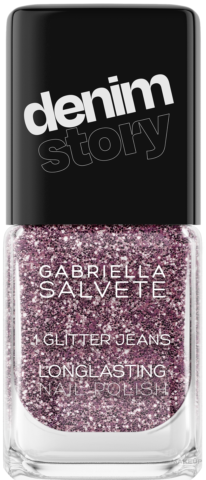 Trwały lakier do paznokci - Gabriella Salvete Denim Story Longlasting Nail Polish  — Zdjęcie 01 - Glitter Jeans