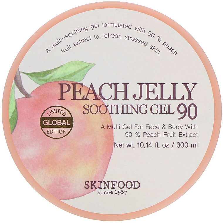 Brzoskwiniowy żel do twarzy i ciała - Skinfood Peach Jelly Soothing Gel — Zdjęcie N1