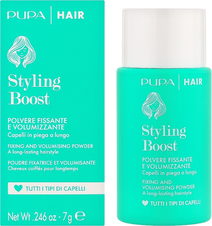 Puder do utrwalenia i zwiększenia objętości włosów - Pupa Styling Boost Fixing and Volumising Powder — Zdjęcie N2