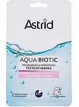 Stymulująca i nawilżająca maska materiałowa - Astrid Aqua Biotic Anti-Fatigue and Quenching Tissue Mask — Zdjęcie N1