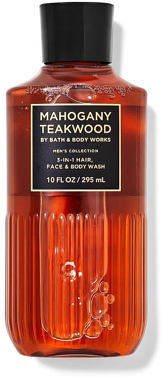 Bath & Body Works Mahogany Teakwood 3-in-1 Hair, Face & Body Wash - Żel pod prysznic — Zdjęcie N1