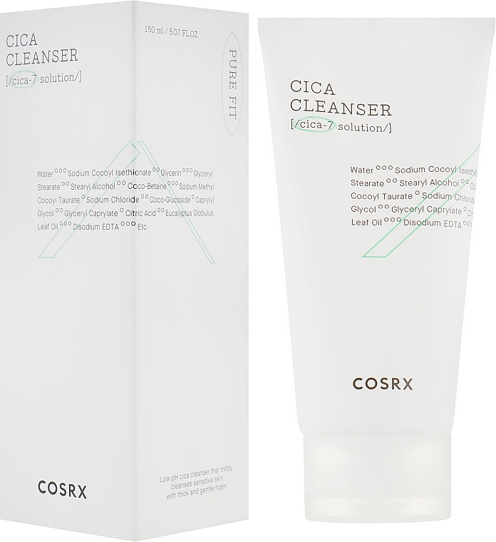 Delikatna pianka myjąca - Cosrx Pure Fit Cica Cleanser — Zdjęcie N2