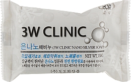 Kup Mydło do twarzy i ciała z ekstraktem ze srebra - 3W Clinic Silver Nano Dirt Soap