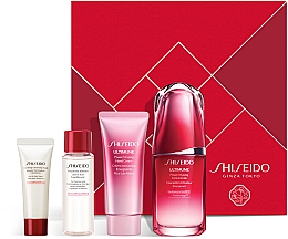 Kup Zestaw - Shiseido Ultimune Holiday Kit (f/conc/50ml + clean foam/15ml + f/lot/30ml + h/cr/40ml)