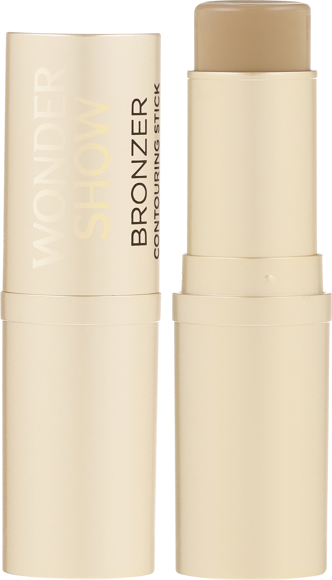 Bronzer do twarzy w sztyfcie - Eveline Cosmetics Wonder Show Bronzer Contouring Stick — Zdjęcie 01 - Be Neutral