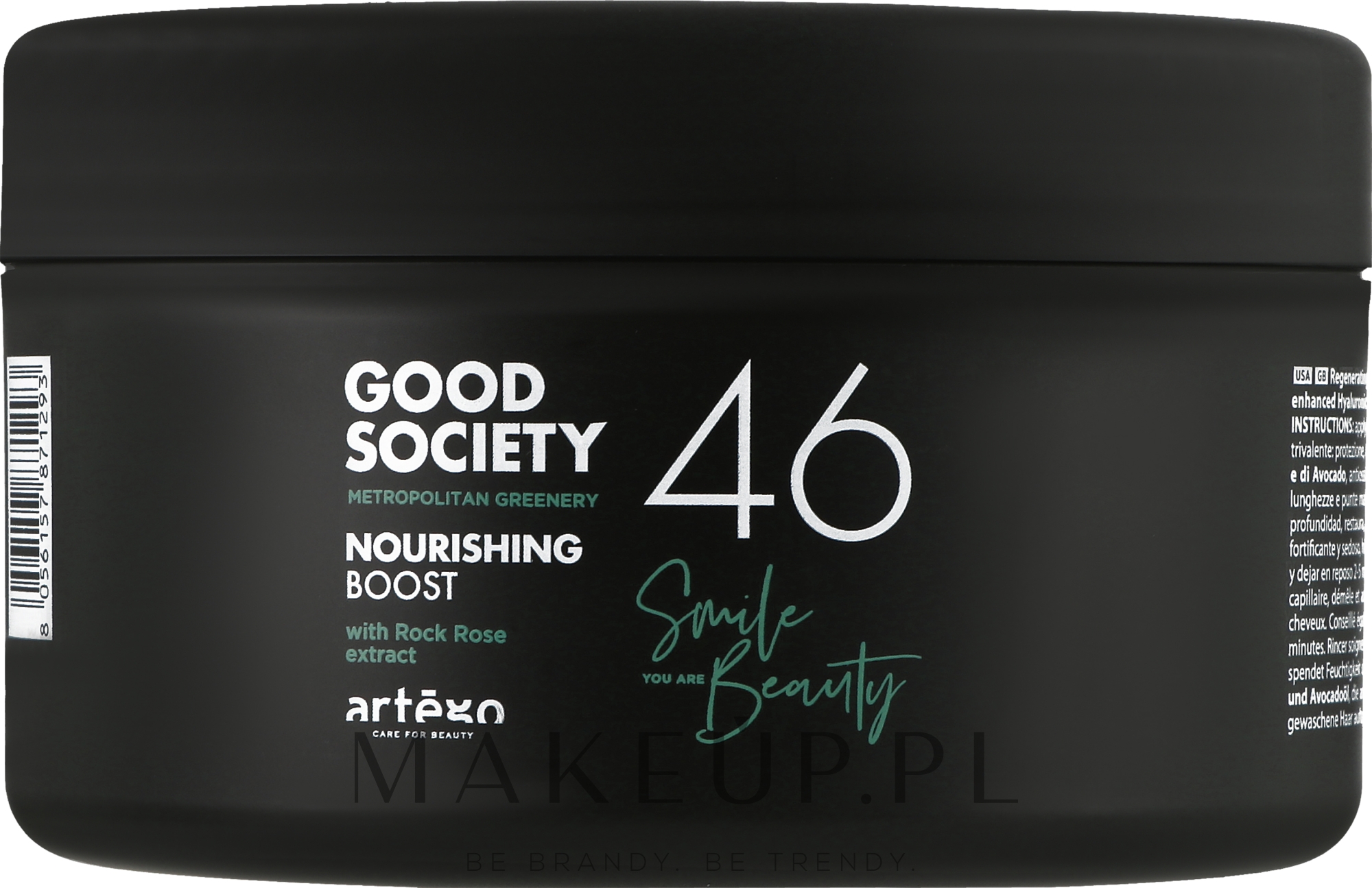Maska do włosów farbowanych - Artego Good Society 46 Nourishing Boost — Zdjęcie 500 ml