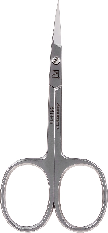 Nożyczki do skórek, 5414-16 - Accuram Instruments Fine Point Cuticle Scissors Str/Cvd 9cm — Zdjęcie N1