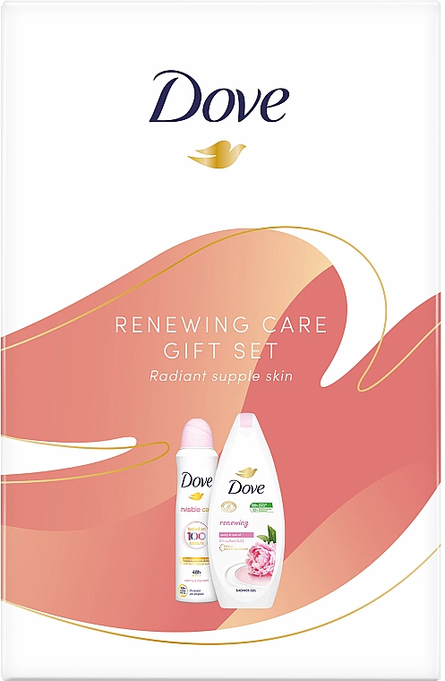 Zestaw - Dove Care Gift Set (sh/gel/250ml + deo/150ml)  — Zdjęcie N1