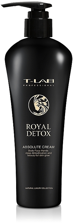 Detoksykująco-upiększający żel oczyszczający do twarzy, ciała i włosów - T-Lab Professional Royal Detox Absolute Wash — Zdjęcie N1