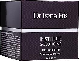 Odmładzający strukturę skóry krem na noc - Dr Irena Eris Institute Solutions Neuro Filler Skin Matrix Renewal Night Cream  — Zdjęcie N1