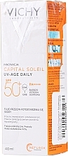 PRZECENA! Fluid przeciw fotostarzeniu skóry do twarzy SPF 50+ - Vichy Capital Soleil UV-Age Daily SPF 50+ * — Zdjęcie N1