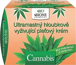 Kup Ultraodżywczy krem do twarzy z olejem konopnym - Bione Cosmetics Cannabis Ultra Greasy Deeply Nourishing Cream
