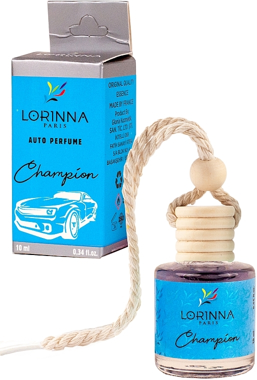 Odświeżacz powietrza do samochodu - Lorinna Paris Champion Auto Perfume — Zdjęcie N1