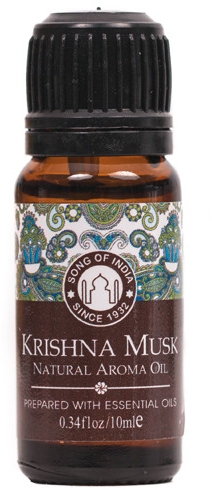 Olejek zapachowy z olejkami eterycznymi Kryszna - Song of India Krishna Musk Oil  — Zdjęcie N1