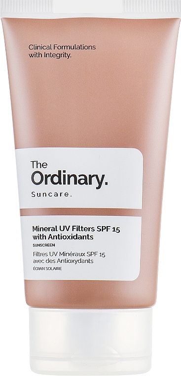Przeciwsłoneczny krem do twarzy - The Ordinary Suncare Mineral UV Filters SPF15 Antioxidants — Zdjęcie N2