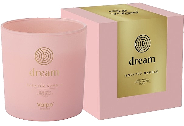 Świeca zapachowa w matowym szkle Dream - Bispol Valpe Dream Scented Candle  — Zdjęcie N1