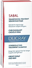 Pielęgnujący szampon do przetłuszczających się włosów regulujący wydzielanie sebum - Ducray Sabal Shampoo — Zdjęcie N3