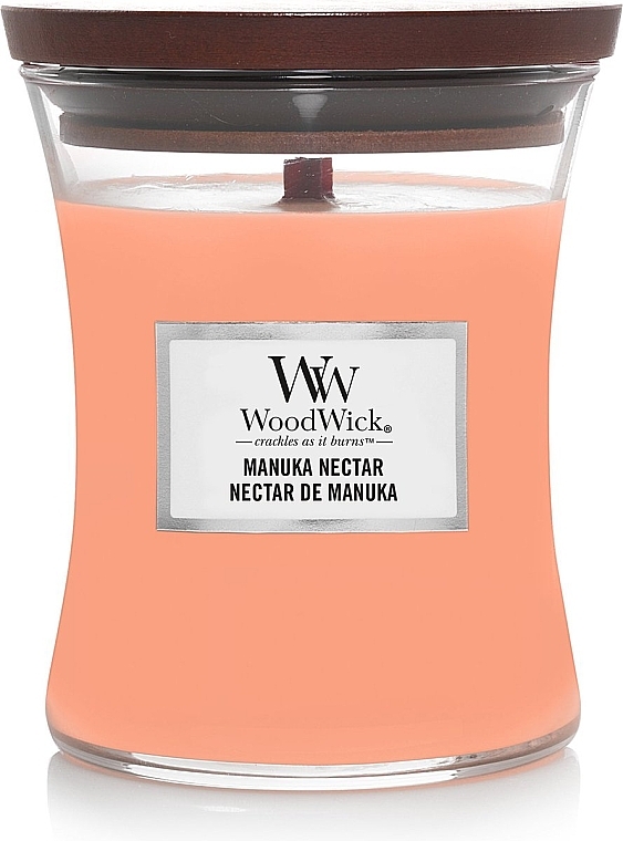 Świeca zapachowa w szkle - WoodWick Hourglass Candle Manuka Nectar — Zdjęcie N1
