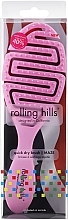 Szczotka do suszenia włosów, różowa - Rolling Hills Quick Dry Brush Maze  — Zdjęcie N1