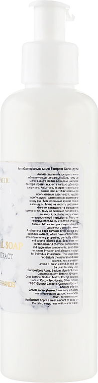 Naturalne antybakteryjne mydło w płynie Ekstrakt z nagietka - Enjoy & Joy Enjoy Eco Antibacterial Soap — Zdjęcie N2